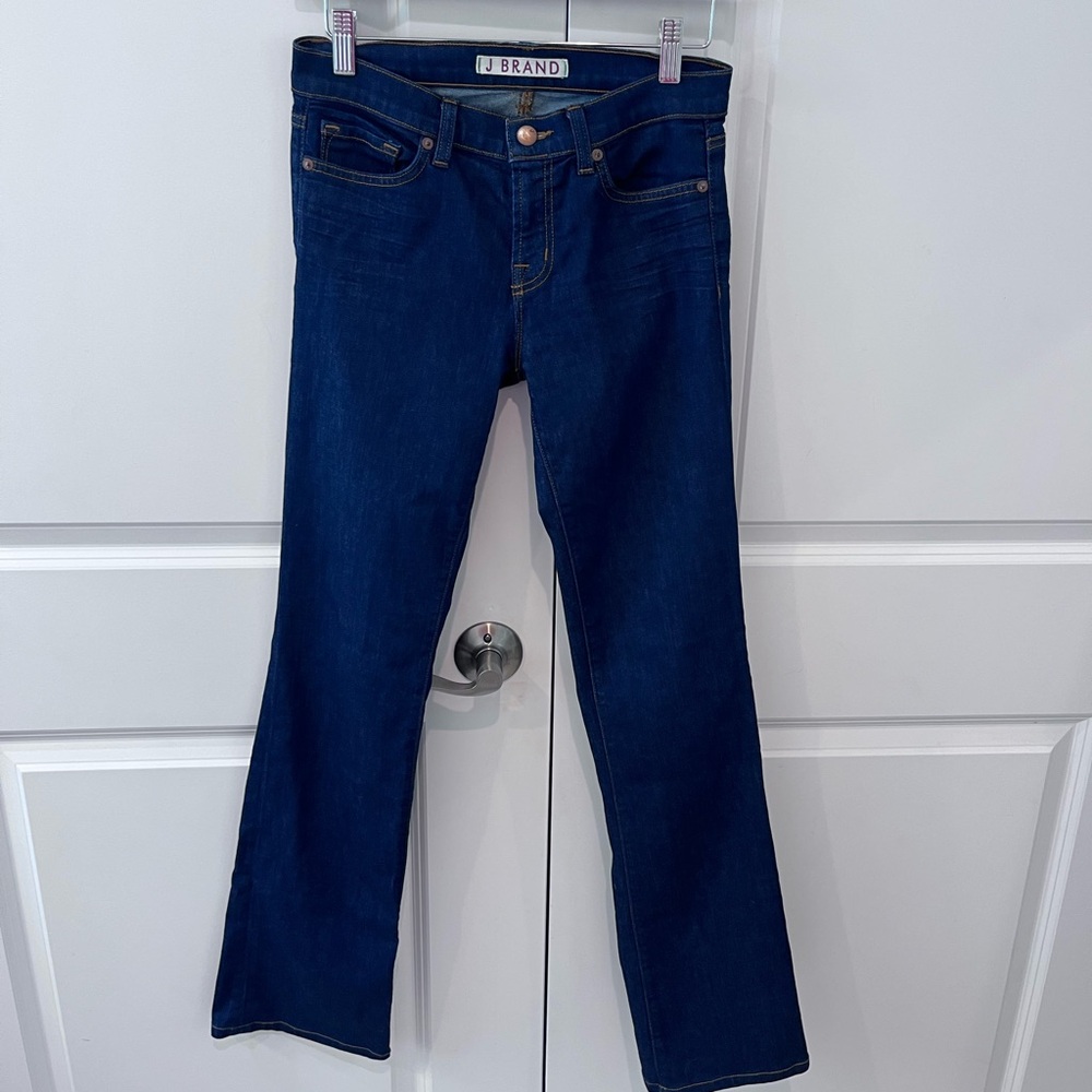 J. Brand Straight Leg Jeans Women's Size 26 dark wash